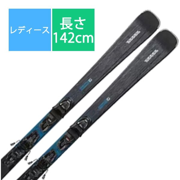 スキー板「DISRUPTION 75 W QUIKCLIK FREE KS240215001P 142cm」+ビンディング「ERP 10 QUIKCLIK S2202010010 BK/ANT」セット [24-25 モデル レディース]