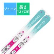 スキー板「Joy Easy JRS 314454 mi/pi 127cm」+ビンディング「JRS 4.5 GW CA 114479 white glossy ブレーキ80mm」セット [24-25 Newモデル ジュニア]