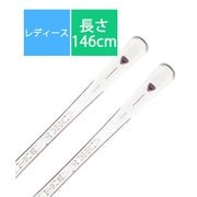 スキー板「NOVA 2 XPRESS RANPV01-146 146cm」+ビンディング「XPRESS W 10 GW WHT SPARKLE(NVA2) ブレーキ83mm」セット [24-25 Newモデル レディース]
