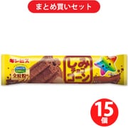 ギンビス しみチョココーン 全粒粉スティック 1本 ×15個セット