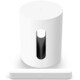 【Sonos サウンドバー お買い得セット】「Sonos Beam Gen2 ホワイト」＋「Sonos Sub Mini ワイヤレスサブウーファー ホワイト」セット