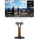 大画面テレビお買い得セット [ソニー XRJ-65X90L BRAVIA XR（ブラビア エックスアール） X90Lシリーズ 65V型 4K液晶テレビ 倍速対応 ＋ スウィング WS-B840-DB 壁寄せテレビスタンド ウォルナット＆ブラック]