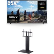 大画面テレビお買い得セット [ソニー BRAVIA XR X90Lシリーズ 65V型 4K液晶テレビ 倍速対応 XRJ-65X90L ＋ イコールズ 首振り機能付き WALL TVスタンド V3 SW ロータイプ サテンブラック WLTVZ5119]