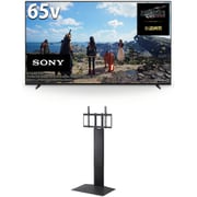 大画面テレビお買い得セット [ソニー BRAVIA XR X90Lシリーズ 65V型 4K液晶テレビ 倍速対応 XRJ-65X90L ＋ イコールズ 首振り機能付き WALL TVスタンド V3 SW ハイタイプ サテンブラック WLTVZ6119]