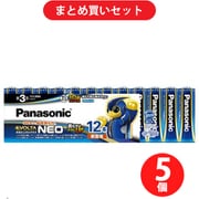 パナソニック LR6NJ/12SW アルカリ乾電池 EVOLTA NEO(エボルタ ネオ) 単3形 12本×5個セット