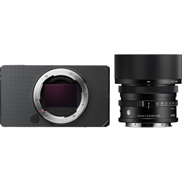 【Sigma BF発売記念キャンペーン】 [シグマ  BF ブラック ボディ 35mmフルサイズミラーレスカメラ + 45mm F2.8 DG（C） TL ブラック]