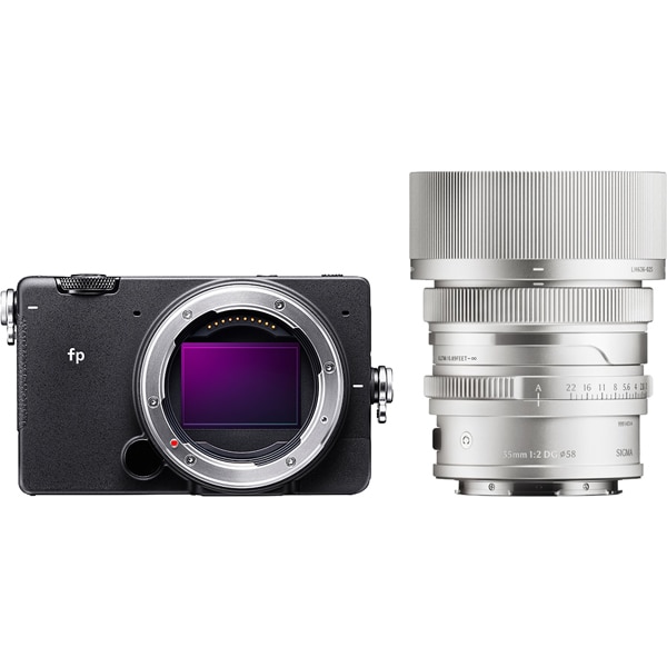 【Sigma BF発売記念キャンペーン】 [シグマ fp ボディ 35mmフルサイズミラーレスカメラ + 35mm F2 DG（C） TL シルバー]