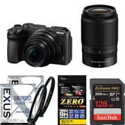 【まとめ買い安心セット】 [「ニコン Z 30 ダブルズームキット」+「SDXCカード 128GB」+「レンズフィルター」+「液晶フィルム」]