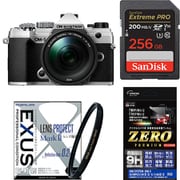 【まとめ買い安心セット】 [「OM SYSTEM OM-5 14-150mm II レンズキット シルバー」+「SDXCカード 256GB」+「レンズフィルター」+「液晶フィルム」]