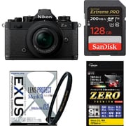 【まとめ買い安心セット】 [「ニコン Z fc ブラック 16-50 VR レンズキット」+「SDXCカード 128GB」+「レンズフィルター」+「液晶フィルム」]