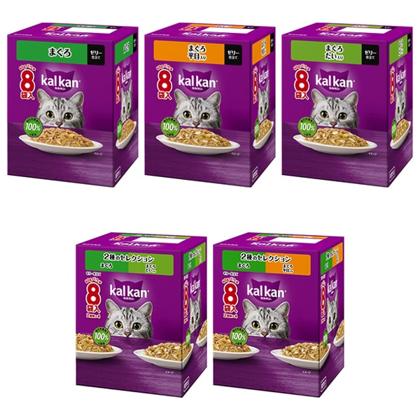 【まとめ買い割引】カルカン パウチ[猫用 ウエットフード 60g×8袋 成猫（1歳～7歳） 総合栄養食]アソートセット