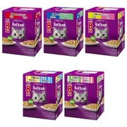 【まとめ買い割引】カルカン パウチ 2種のセレクション[猫用 ウエットフード 60g×8袋 成猫（1歳～7歳） 総合栄養食]アソートセット