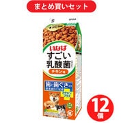 【まとめ買い割引】いなばペットフード すごい乳酸菌クランキー牛乳パック チキン味 ×12個セット