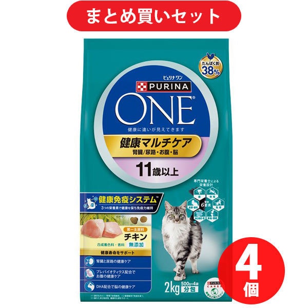 【まとめ買い割引】ピュリナ PURINA ネスレ日本 ピュリナワン キャット 健康マルチケア ×4個セット