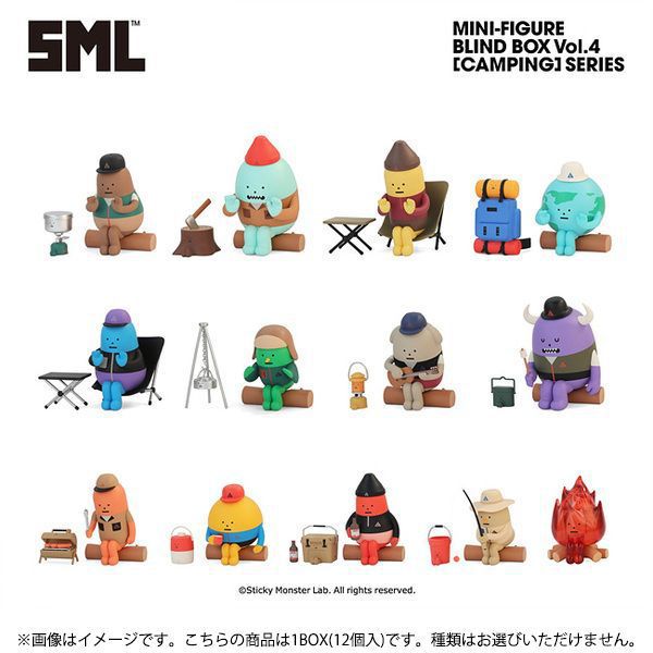 BLITZWAY SML MINI-FIGURE BLIND BOX Vol.4：CAMPING SERIES 1BOX（12個入） [コレクショントイ]
