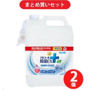 【まとめ買い割引】らくハピ アルコール除菌EX つめかえ 大容量 5L 詰め替え 細菌 ウイルス 対策 業務用 ×2個セット