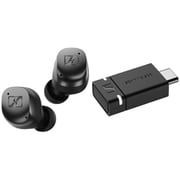 【期間限定 ゼンハイザーお買い得セット】「完全ワイヤレスイヤホン MOMENTUM True Wireless 4 ブラックグラファイト MTW4-BLACK-GRAPHITE」+「Bluetooth USBドングル BTD-600」セット