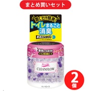 【まとめ買い割引】金鳥 KINCHO クリーンフロー 置くだけ簡単消臭 トイレのニオイがなくなる消臭ビーズ トイレ用 消臭剤 60日 フローラルソープの香り 170g ×2個セット
