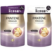 【まとめ買い割引】「パンテーンミラクルズ うねりコントロール&リペア ボンドリペアシャンプー 詰め替え用 350g [シャンプー]」＋「パンテーンミラクルズ うねりコントロール&リペア ボンドリペアトリートメント 詰め替え用 350g [トリートメント]」セット
