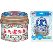 【まとめ買い割引】「金鳥の渦巻 蚊取り線香 30巻 缶 [防除用医薬部外品]」＋「金鳥　吊り下げ式かとり線香皿」セット