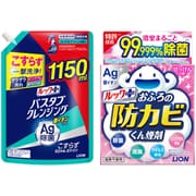 【まとめ買い割引】「ルックプラス バスタブクレンジング 銀イオンプラス ハーバルグリーンの香り 詰替 特大 1150ml [お風呂洗剤]」＋「ルックプラス おふろの防カビくん煙剤 [せっけんの香り 1個]」セット