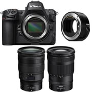 ニコン「Z8 本体」+「24-70mm」+「24-120mm」+「FTZ II」 [【Z8本体と同時購入で交換レンズとマウントアダプターが20％引き】]
