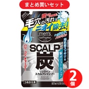 【まとめ買い割引】コーセーコスメポート KOSE COSMEPORT メンズ ソフティモ mens softymo メンズソフティモ リンスインスカルプシャンプー炭 つめかえ用 [シトラスミントの香り ノンシリコーン・リンスイン処方 400ml] ×2個セット