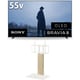 大画面テレビお買い得セット [ソニー BRAVIA 8 55V型 4K有機ELテレビ 倍速対応 K-55XR80 ＋ イコールズ 首振り機能付き WALL TVスタンド V3 SW ロータイプ ホワイトオーク WLTVZ5232]