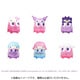 メガハウス パックマン×サンリオキャラクターズ ちびコレクト Vol.2 クリアカラーver. 1BOX（6個入） [コレクショントイ]