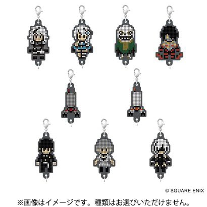 スクウェア・エニックス NieR Series ラバーストラップコレクション ドット絵ver. Vol. 1 1BOX（9個入） [コレクショントイ]