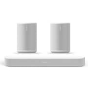 SONOS まとめ買いキャンペーン「サウンドバー Sonos Beam Gen2 ホワイト BEAM2JP1」+「Sonos Era 100 スマートスピーカー ホワイト E10G1JP1×2点」セット