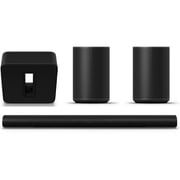 SONOS まとめ買いキャンペーン「サウンドバー Sonos Arc Ultra ブラック ARCG2JP1BLK」+「Sonos Sub 4 ワイヤレスサブウーファー ブラック SUBG4JP1BLK」+「Sonos Era 100 スマートスピーカー ブラック E10G1JP1BLK×2点」セット