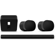 SONOS まとめ買いキャンペーン「サウンドバー Sonos Arc Ultra ブラック ARCG2JP1BLK」+「Sonos Sub 4 ワイヤレスサブウーファー ブラック SUBG4JP1BLK」+「Sonos Era 300 スマートスピーカー ブラック E30G1JP1BLK×2点」セット