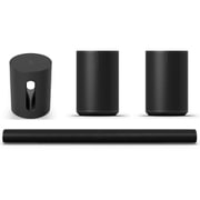 SONOS まとめ買いキャンペーン「サウンドバー Sonos Arc Ultra ブラック ARCG2JP1BLK」+「Sonos Sub Mini ワイヤレスサブウーファー ブラック SUBM1JP1BLK」+「Sonos Era 100 スマートスピーカー ブラック E10G1JP1BLK×2点」セット