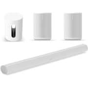 SONOS まとめ買いキャンペーン「サウンドバー Sonos Arc ホワイト ARCG1JP1」+「Sonos Sub Mini ワイヤレスサブウーファー ホワイト SUBM1JP1」+「Sonos Era 100 スマートスピーカー ホワイト E10G1JP1×2点」セット