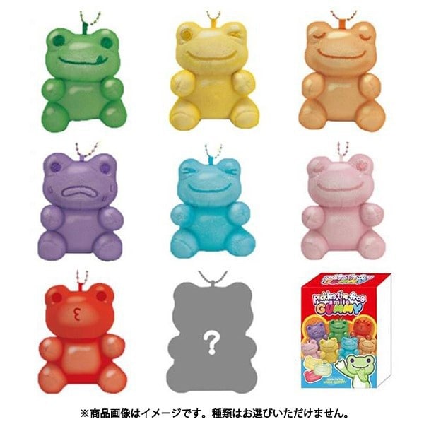 ナカジマコーポレーション NAKAJIMA CORPORATION 215574-25 かえるのピクルス スマイルグミ ブラインドマスコット 1BOX（8個入） [コレクショントイ]