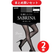 【まとめ買い割引】SABRINA(サブリナ) 25デニール シアータイツ M-L ブラック SB560M ×2個セット