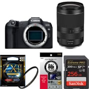 【オリジナルセット】 [「キヤノン EOS R8」+「交換レンズ」+「メモリー256GB」+「保護フィルター」+「液晶フィルム」]