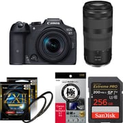 【オリジナルセット】 [「キヤノン EOS R7 RF-S18-150 IS STM レンズキット」+「交換レンズ」+「メモリー256GB」+「保護フィルター2枚」+「液晶フィルム」]