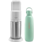 【まとめ買い割引】ソーダストリーム 炭酸水メーカー ＋ 炭酸飲料対応ステンレスボトルセット [DUO（デュオ） スターターキット ホワイト SSM1105 ＋ SSB0089]