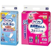 「ライフリー ズレずに安心 うす型 紙パンツ専用 尿とりパッド 」+「ライフリー 長時間あんしん うす型パンツ L 28枚 」セット