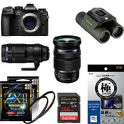 【オリジナルセット】 [「OM SYSTEM OM-1 Mark II」+「交換レンズ2本」+「メモリー256GB」+「保護フィルター2枚」+「液晶フィルム」+「双眼鏡」]