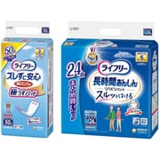 「ライフリー ズレずに安心 うす型 紙パンツ専用 尿とりパッド 」+「ライフリー リハビリパンツ M 24枚 」セット
