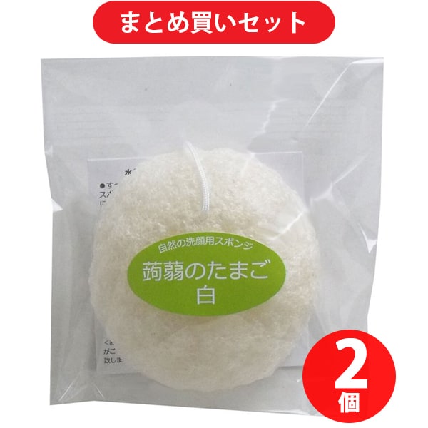 【まとめ買い割引】サカエ商事 蒟蒻のたまご 白 C-6 ×2個セット