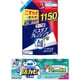 【まとめ買い割引】「ルックプラス バスタブクレンジング 銀イオンプラス 香りが残らないタイプ 詰替 特大 1150ml [お風呂洗剤]」＋「ルックプラス おふろの防カビくん煙剤 消臭ミントの香り 3個パック [浴室用防カビ剤 風呂カビ防止]」セット