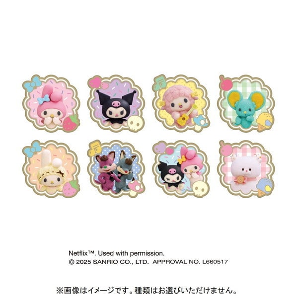 エンスカイ Netflixシリーズ「My Melody & Kuromi」 ピンズコレクション 1BOX（8個入） [コレクショントイ]