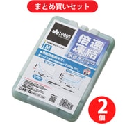 【まとめ買い割引】ロゴス 倍速凍結氷点下パック 保冷剤 Mサイズ 600g 日本製 81660642 ×2個セット