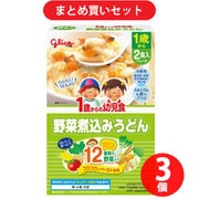 【まとめ買い割引】グリコ Glico 1歳からの幼児食 野菜煮込みうどん ×3個セット