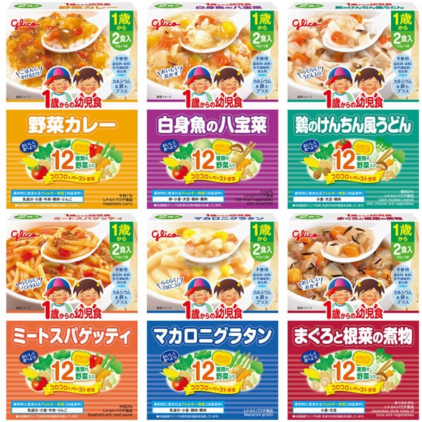 【まとめ買い割引】グリコ幼児食6点セット3