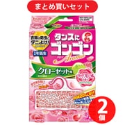 【オータムセール お買い得セット】金鳥「タンスにゴンゴンアロマ クローゼット用 1年防虫 リッチフローラル 3個入 [衣類用防虫剤]」×2個セット